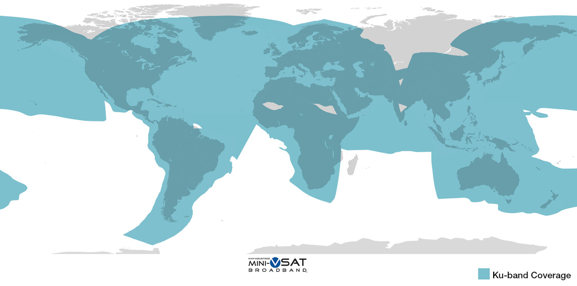 KU-BAND COVERAGE MAP FOR TRACPHONE V7-IP